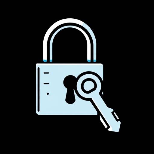 Immagine stilizzata di una serratura e una chiave, simbolizzando la privacy e la sicurezza dei dati.
